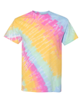 Unisex Tilt Tie Dye T-Shirt - Aerial