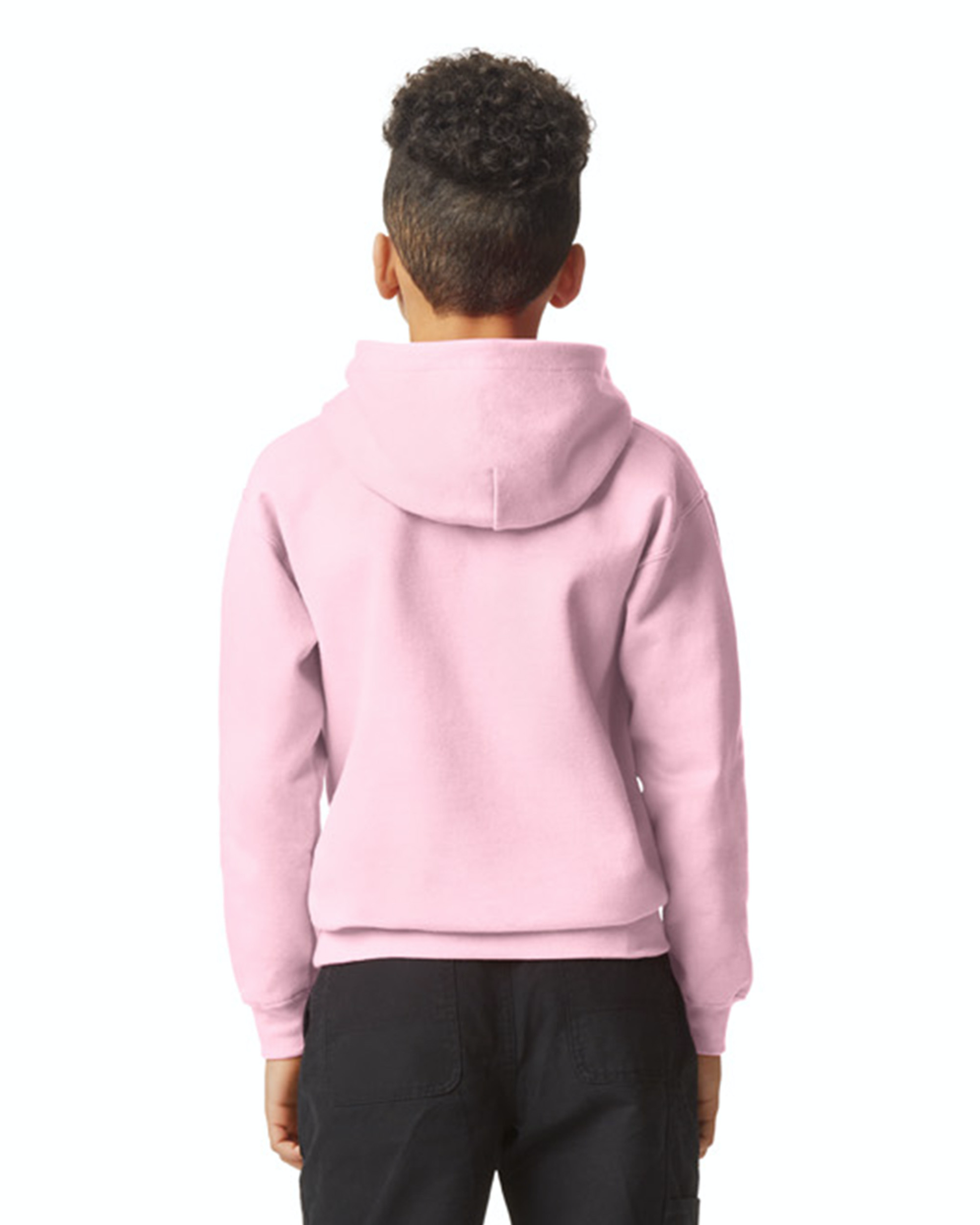 Youth Softstyle Midweight Fleece Hoodie - Light Pink