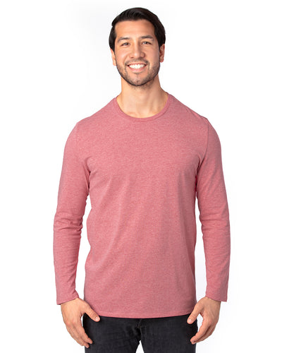 Unisex Ultimate Long-Sleeve T-Shirt - Maroon Heather