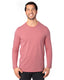 Threadfast Apparel 100LS - Unisex Ultimate Long-Sleeve T-Shirt - Maroon Heather