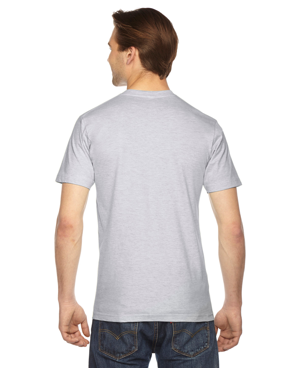 Unisex Fine Jersey Short-Sleeve T-Shirt - Ash Gray