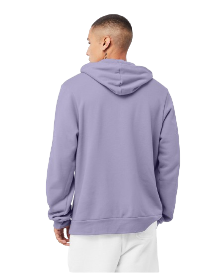 Unisex Sponge Fleece Pullover Hoodie - Dark Lavender