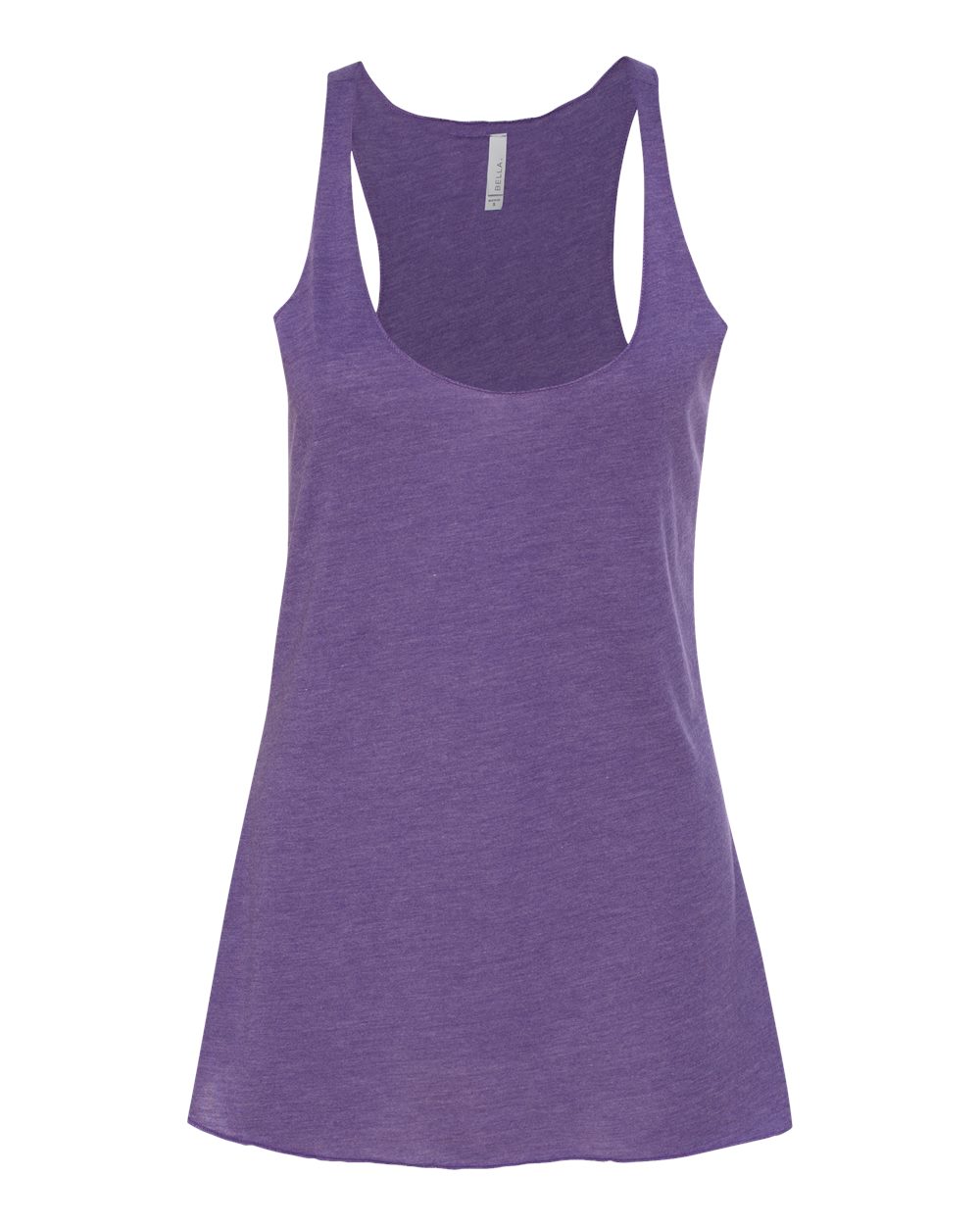 Women's Triblend Racerback Tank - Purple Triblend