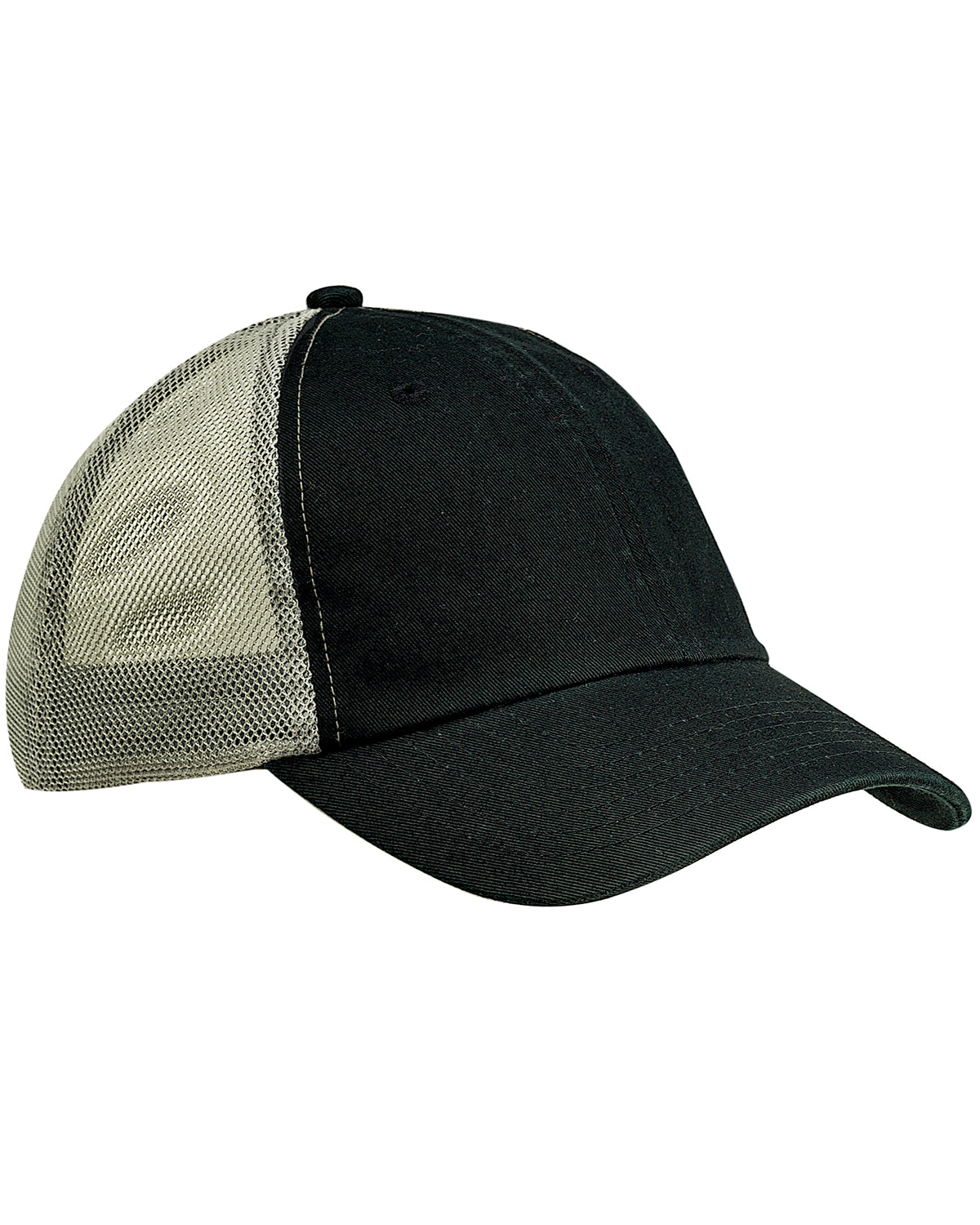 Washed Trucker Cap - Black / Gray