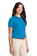 Women's Silk Touch Polo - Turquoise