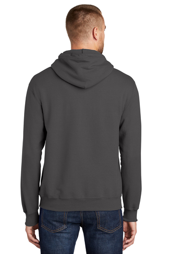 Unisex Tall Essential Fleece Pullover Hoodie - Charcoal