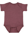 Infant Fine Jersey Bodysuit - Sangria Blackout