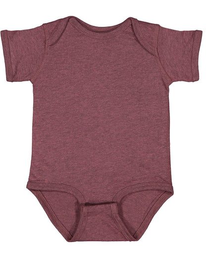 Infant Fine Jersey Bodysuit - Sangria Blackout