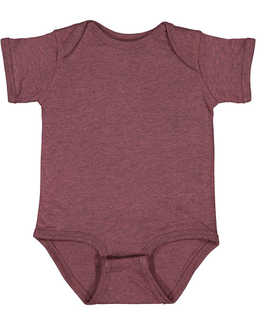 Infant Fine Jersey Bodysuit - Sangria Blackout
