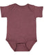 Rabbit Skins 4424 - Infant Fine Jersey Bodysuit - Sangria Blackout