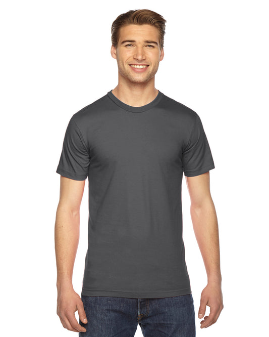 Unisex Fine Jersey Short-Sleeve T-Shirt - Asphalt