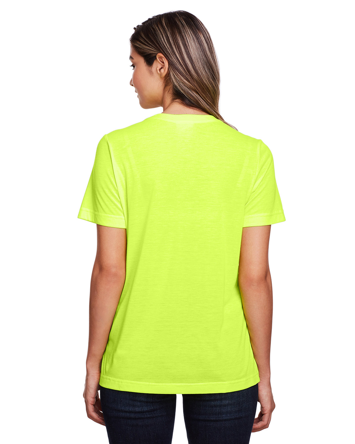 Women's Fusion ChromaSoft��� Performance T-Shirt - Safety Yellow