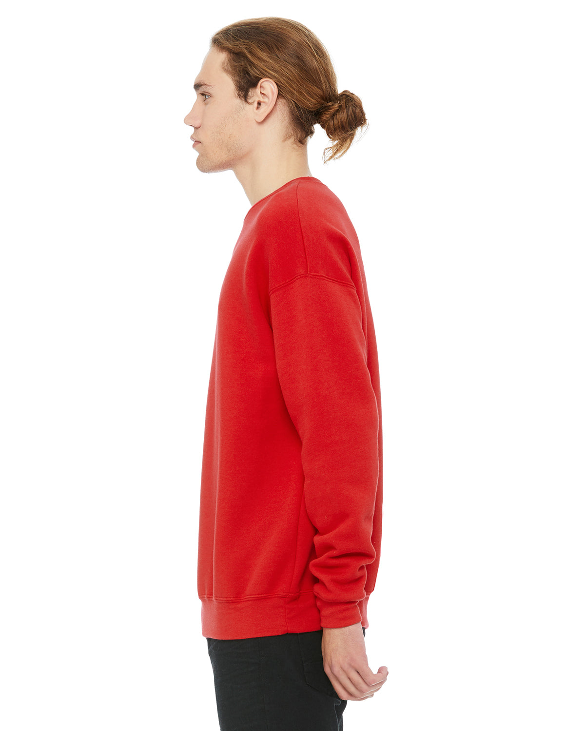 Unisex Drop Shoulder Fleece - Red