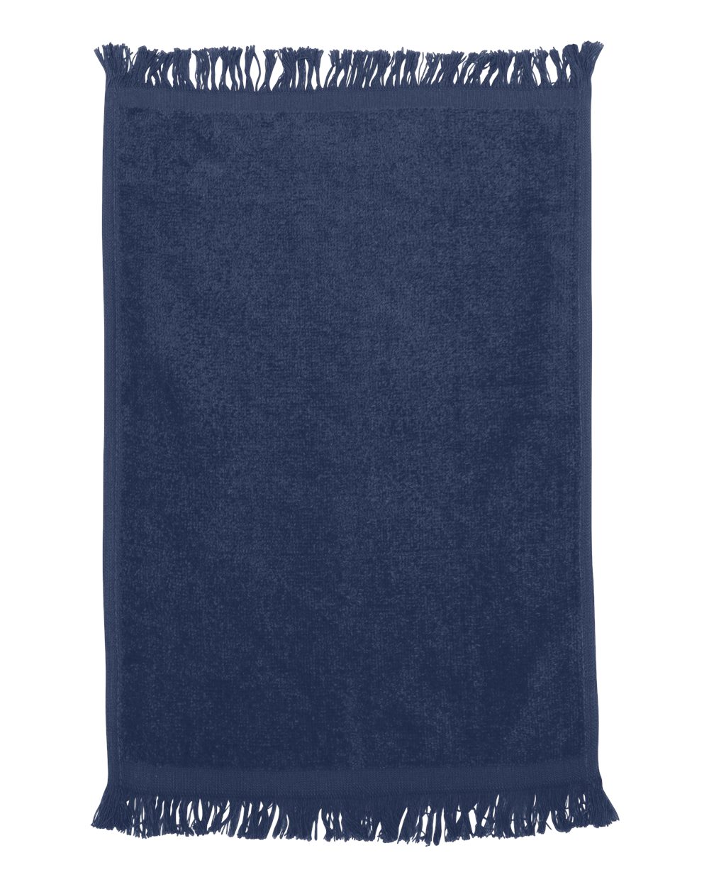 Fringed Fingertip Towel - Navy
