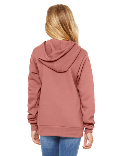 Youth Sponge Fleece Pullover Hoodie - Mauve