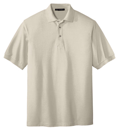Unisex Silk Touch Polo - Light Stone