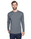 UltraClub 8422 - Unisex Cool & Dry Sport Long-Sleeve Performance Interlock T-Shirt - Charcoal