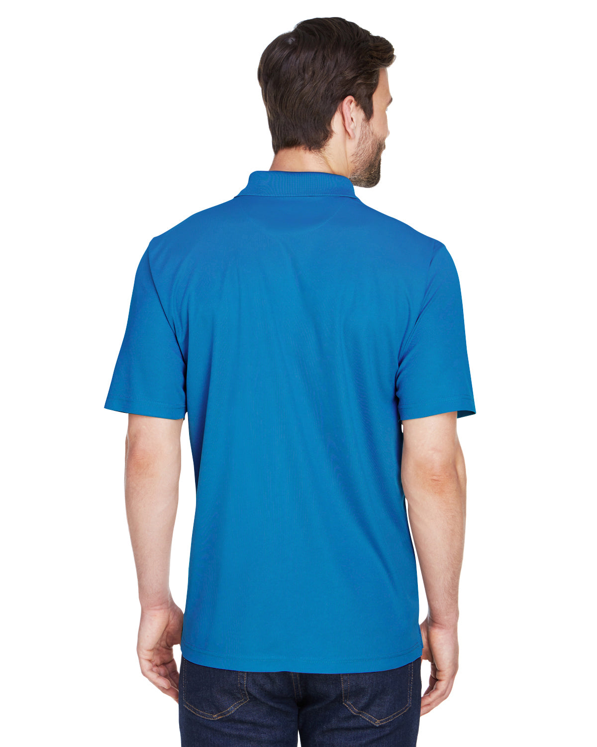 Men's Cool & Dry Mesh Piqué Polo - Pacific Blue