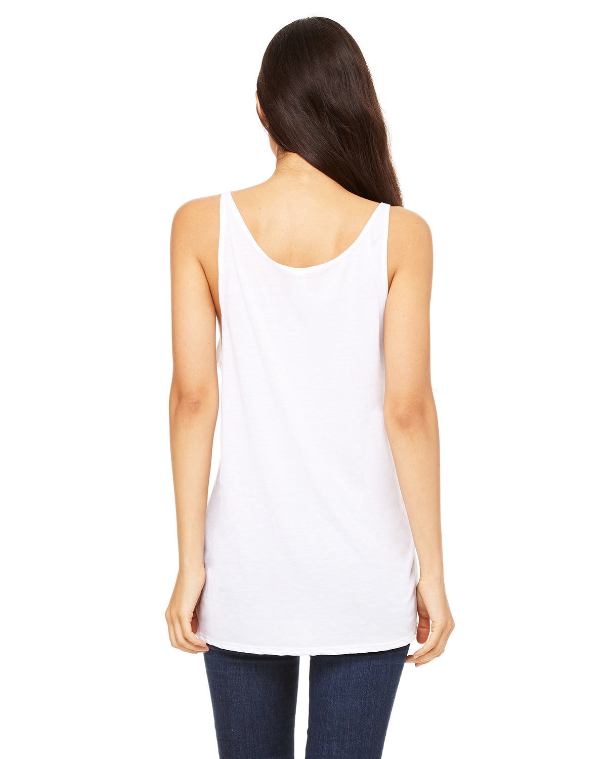 Women's Slouchy Tank - White