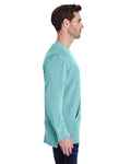 Unisex French Terry Crew With Pocket - Chalky Mint