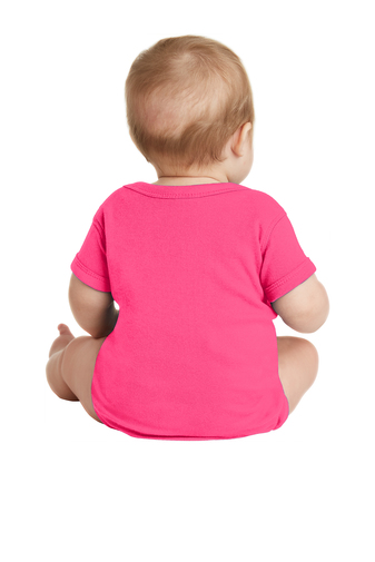 Infant Baby Rib Bodysuit - Raspberry