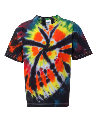 Youth Rainbow Cut-Spiral T-Shirt - Black Rainbow Cut - Spiral