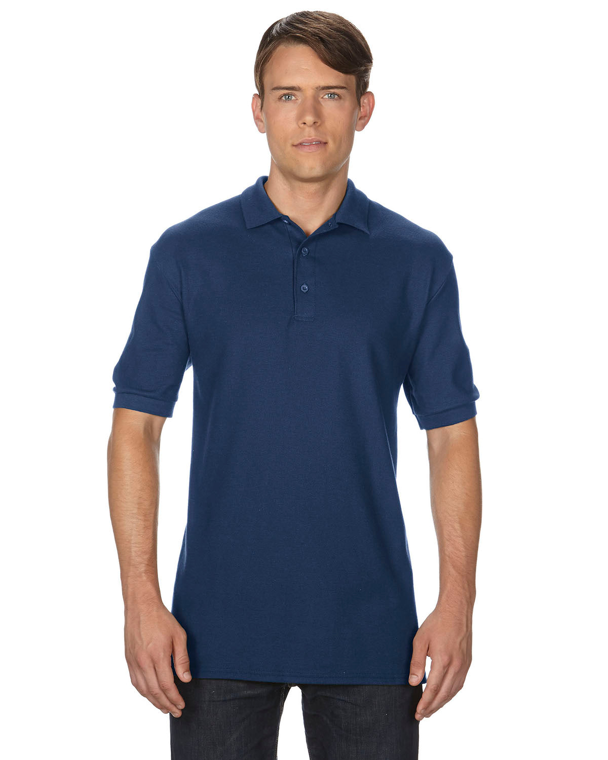 Unisex Premium Cotton®  Double Piqué Polo - Navy