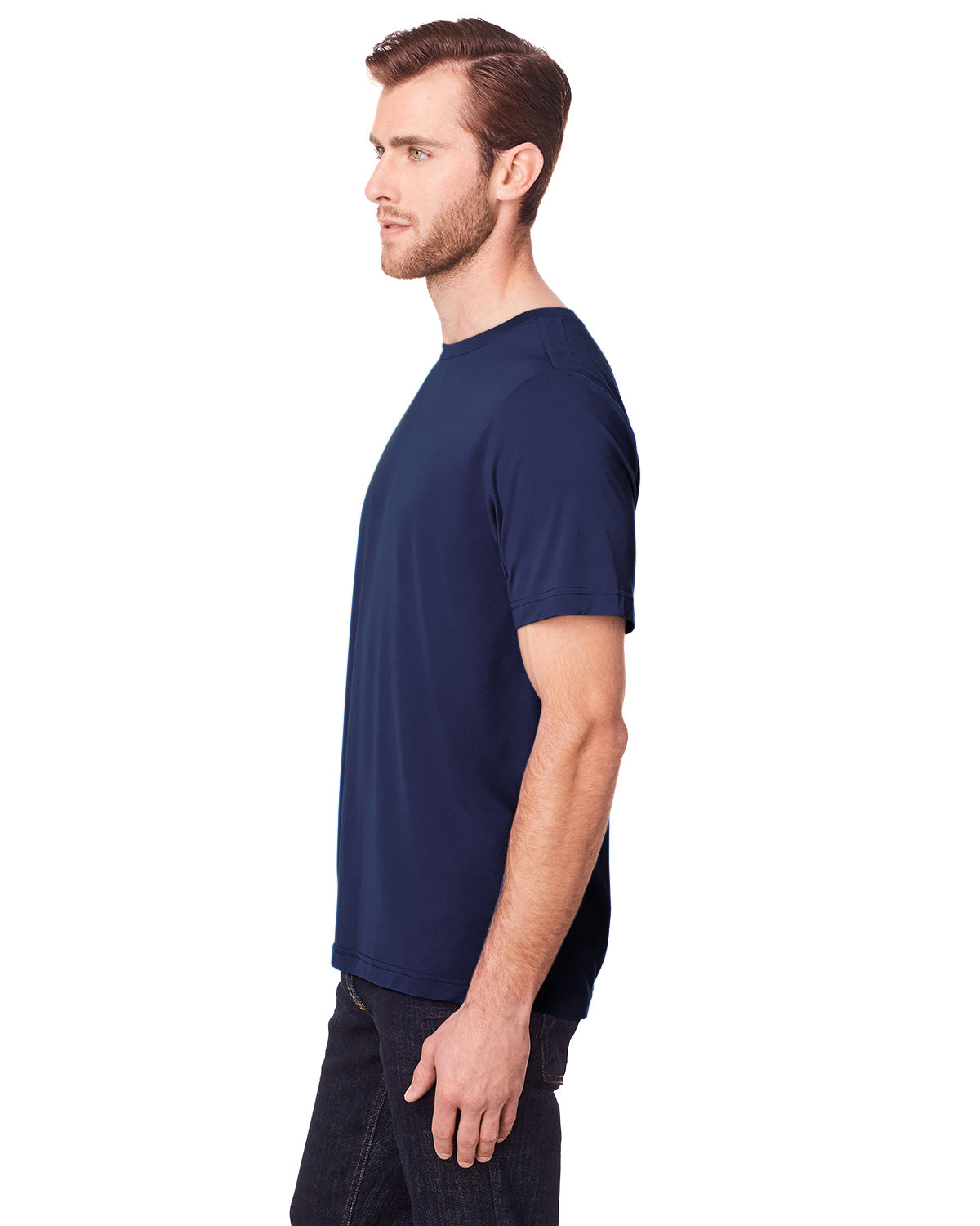 Unisex Fusion ChromaSoft™ Performance T-Shirt - Classic Navy