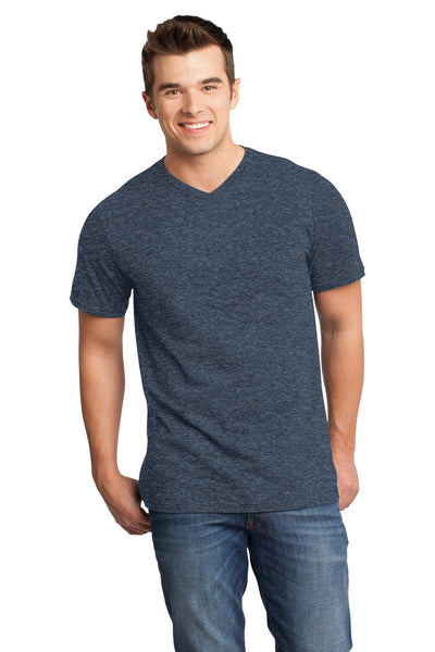 Unisex Very Important Tee V-Neck - Heather Navy