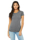 Bella + Canvas B8413 - Women's Triblend Short-Sleeve T-Shirt - Gray Triblend