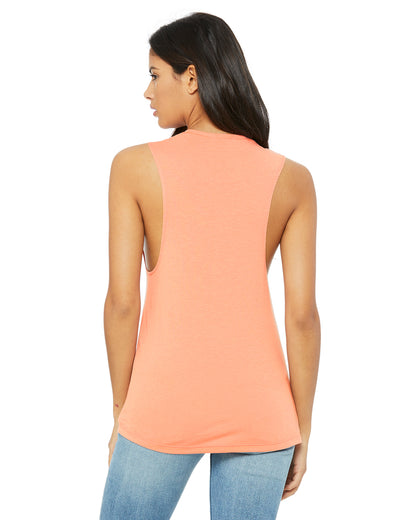 Women's Flowy Scoop Muscle Tank - Sunset