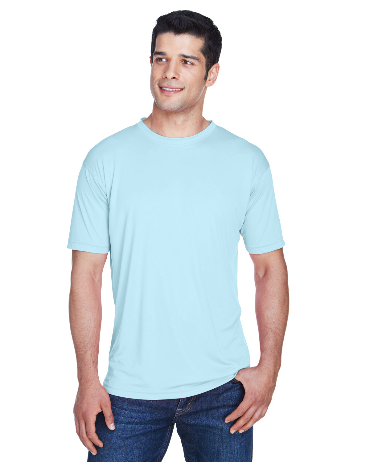 Men's Cool & Dry Sport Performance Interlock T-Shirt - Ice Blue