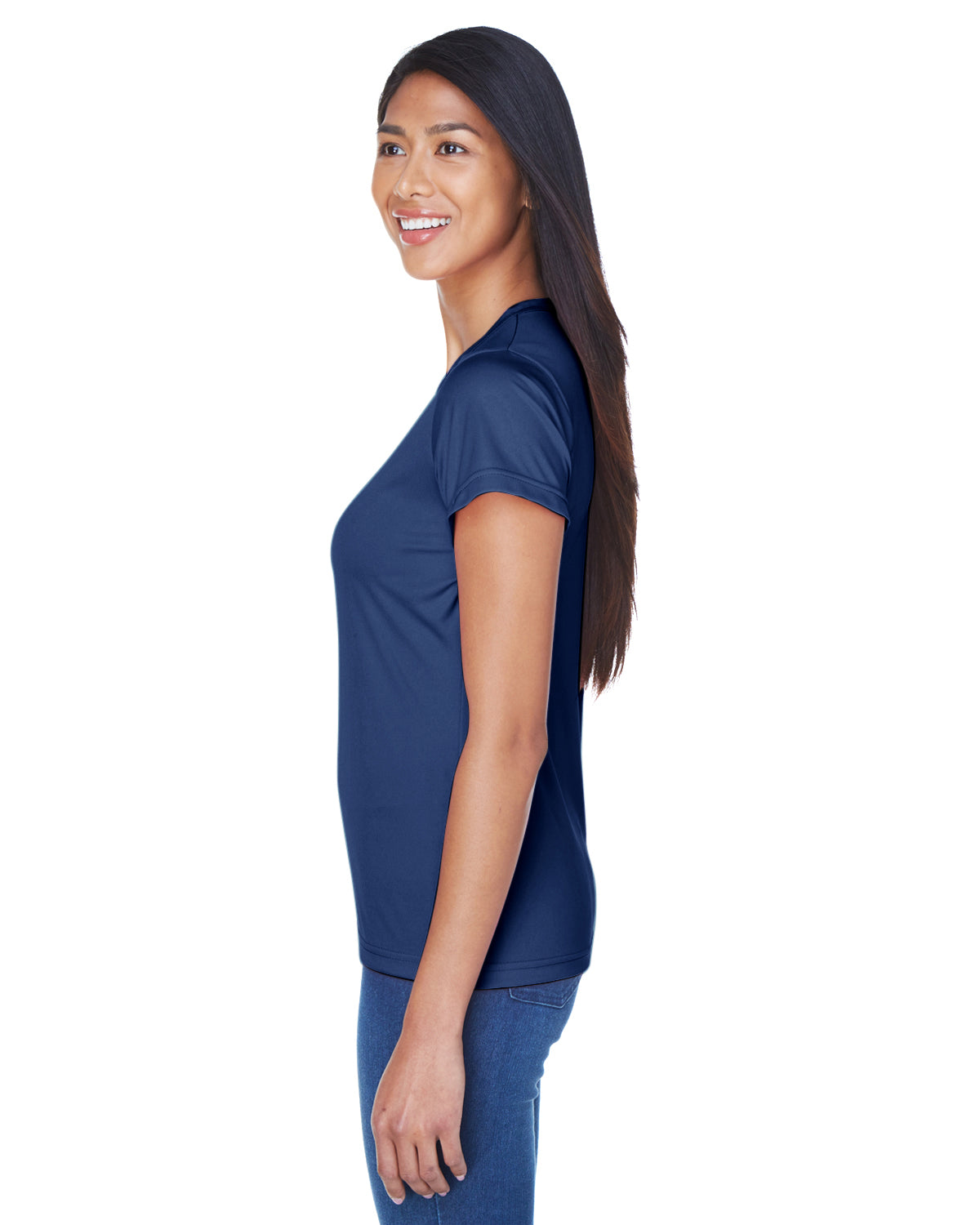 Women's Cool & Dry Sport Performance Interlock T-Shirt - Navy