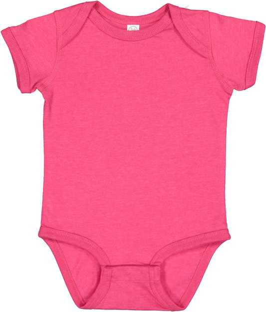 Infant Fine Jersey Bodysuit - Vintage Hot Pink