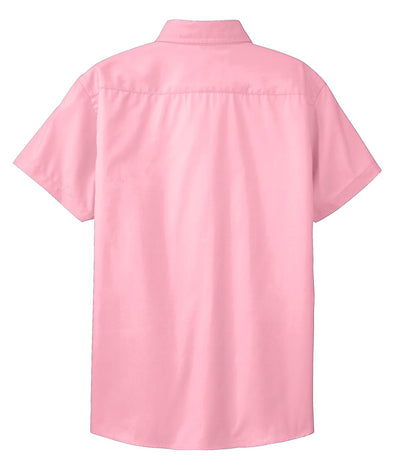 Women's Short Sleeve Easy Care Shirt - Light Pink