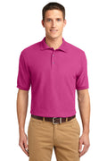 Unisex Silk Touch Polo - Tropical Pink