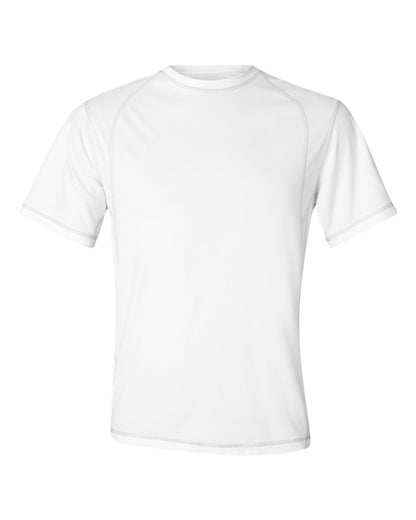 Pieced Interlock T-Shirt - White / Gray