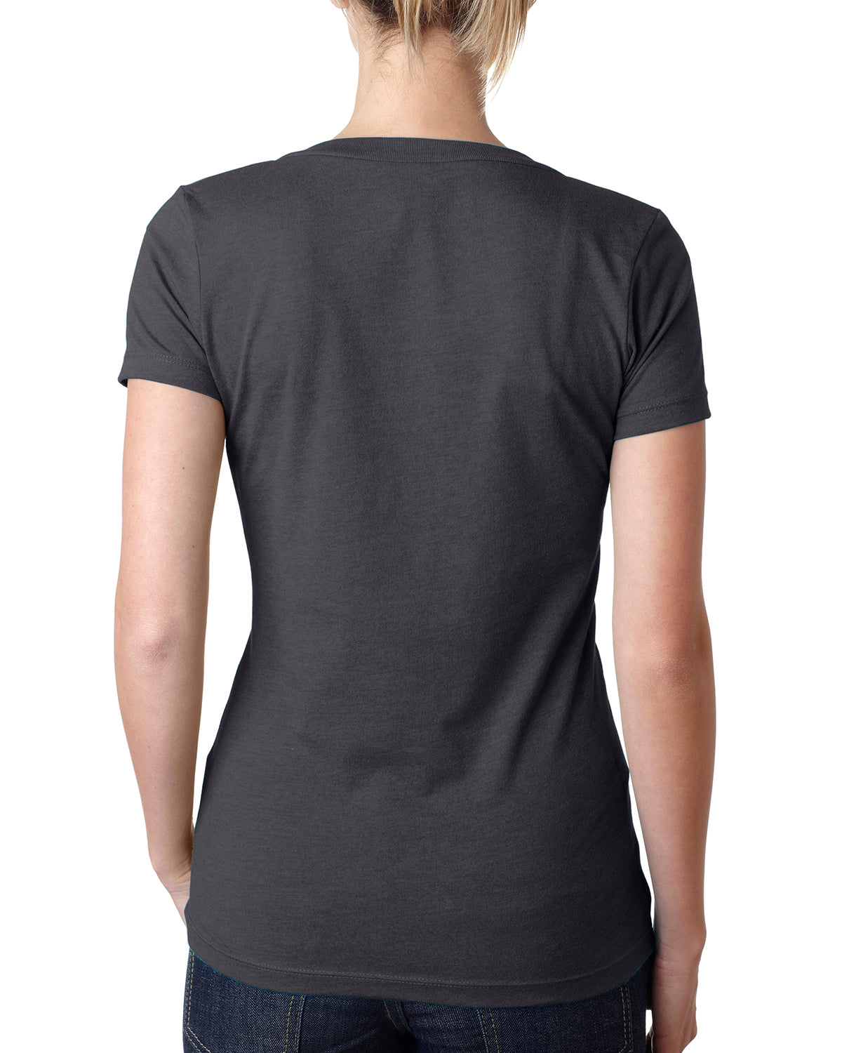 Women's CVC Deep V - Charcoal