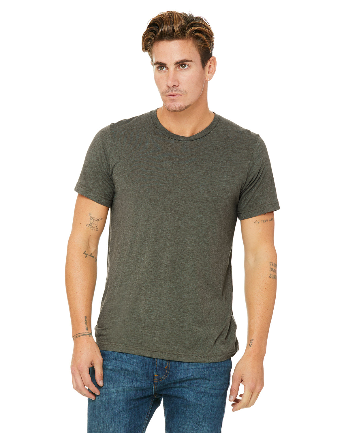 Unisex Triblend T-Shirt - Military Green Triblend