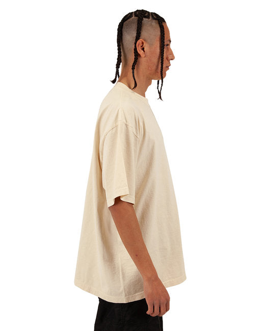 Garment-Dyed Crewneck T-Shirt - Cream