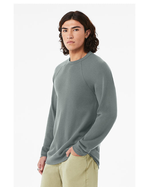 Unisex Sponge Fleece Raglan Sweatshirt - Blue Storm