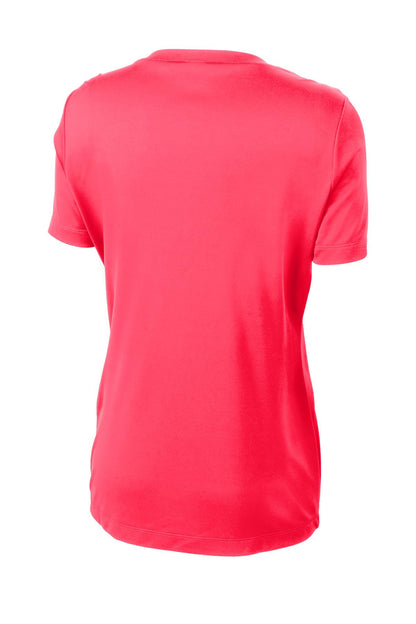 Women's PosiCharge Competitor V-Neck Tee - Hot Coral
