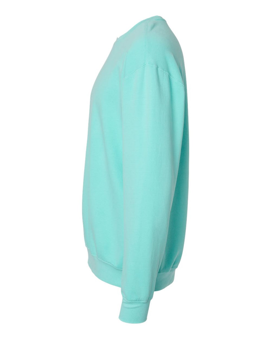 Unisex Lighweight Cotton Crewneck Sweatshirt - Chalky Mint