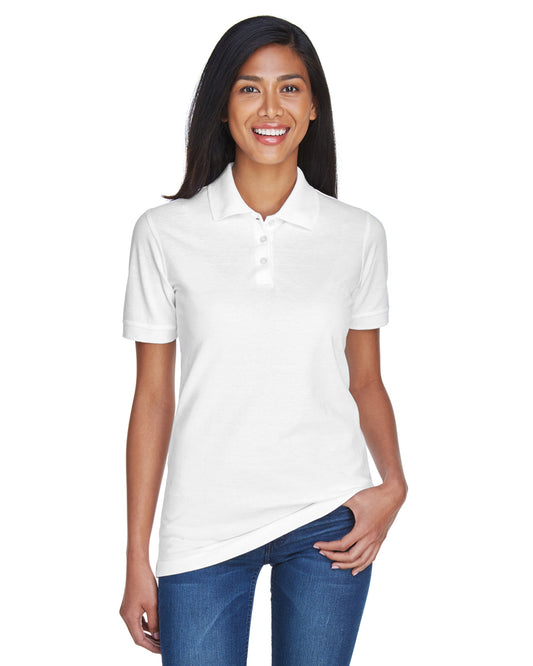 Women's Classic Piqué Polo - White