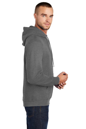 Unisex Core Fleece Pullover Hoodie - Graphite Heather