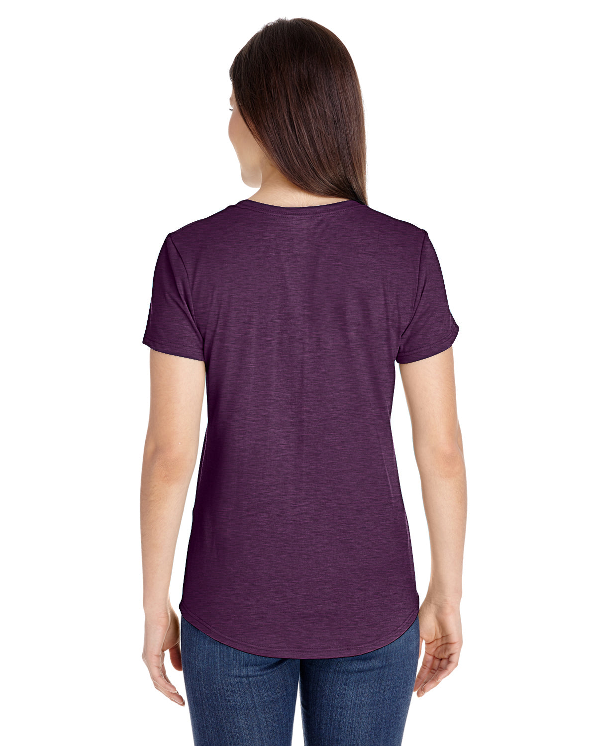 Women's Triblend T-Shirt - Heather Aubergine