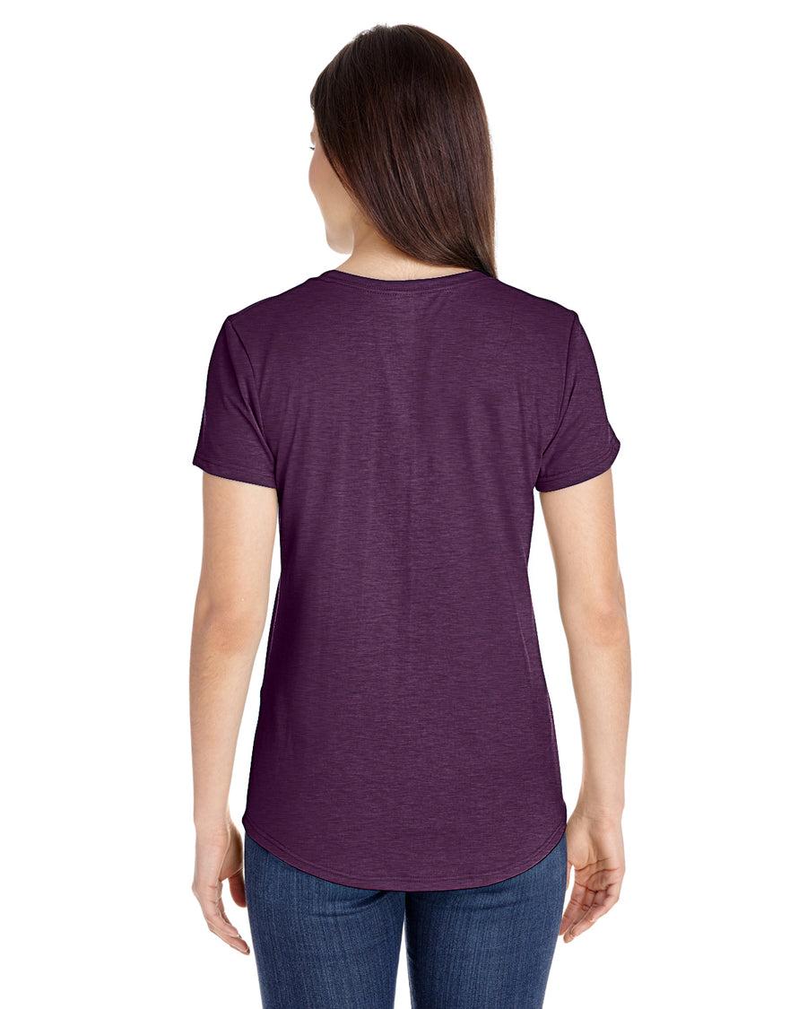 Women's Triblend T-Shirt - Heather Aubergine