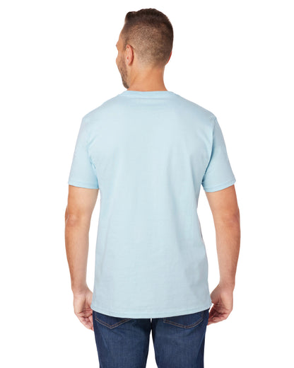 Men's 100% Organic Cotton Classic Short-Sleeve T-Shirt - Ice Blue