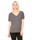 Bella + Canvas 8815 - Women's Slouchy V-Neck T-Shirt - Heather Dark Gray
