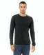 Bella + Canvas 3513 - Unisex Jersey Long-Sleeve T-Shirt - Charcoal Black Triblend